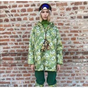 Zara Floral Water Resistant Oversized Pullover